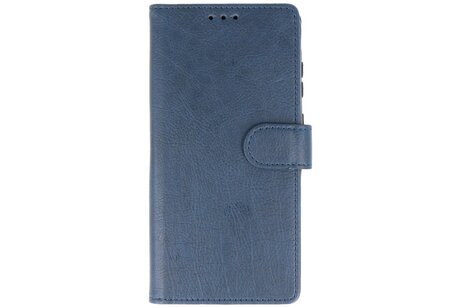 BAOHU Zakelijke Book Case Telefoonhoesje - Portemonnee Hoesje - Geschikt voor de Samsung Galaxy S24 Plus - S25 Plus - Navy
