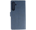BAOHU Zakelijke Book Case Telefoonhoesje - Portemonnee Hoesje - Geschikt voor de Samsung Galaxy S24 Plus - S25 Plus - Navy