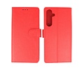 BAOHU Zakelijke Book Case Telefoonhoesje - Portemonnee Hoesje - Geschikt voor de Samsung Galaxy S24 Plus - S25 Plus - Rood