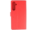 BAOHU Zakelijke Book Case Telefoonhoesje - Portemonnee Hoesje - Geschikt voor de Samsung Galaxy S24 Plus - S25 Plus - Rood