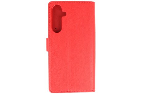 BAOHU Zakelijke Book Case Telefoonhoesje - Portemonnee Hoesje - Geschikt voor de Samsung Galaxy S24 Plus - S25 Plus - Rood
