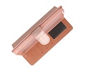 BAOHU Zakelijke Book Case Telefoonhoesje - Portemonnee Hoesje - Geschikt voor de Samsung Galaxy S24 Plus - S25 Plus - Rose Goud