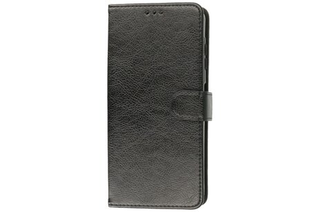 BAOHU Zakelijke Book Case Telefoonhoesje - Portemonnee Hoesje - Geschikt voor de Samsung Galaxy A06 - Zwart