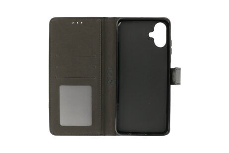 BAOHU Zakelijke Book Case Telefoonhoesje - Portemonnee Hoesje - Geschikt voor de Samsung Galaxy A06 - Zwart