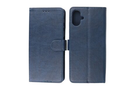 BAOHU Zakelijke Book Case Telefoonhoesje - Portemonnee Hoesje - Geschikt voor de Samsung Galaxy A06 - Navy