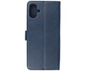 BAOHU Zakelijke Book Case Telefoonhoesje - Portemonnee Hoesje - Geschikt voor de Samsung Galaxy A06 - Navy