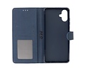 BAOHU Zakelijke Book Case Telefoonhoesje - Portemonnee Hoesje - Geschikt voor de Samsung Galaxy A06 - Navy