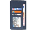 BAOHU Zakelijke Book Case Telefoonhoesje - Portemonnee Hoesje - Geschikt voor de Samsung Galaxy A06 - Navy