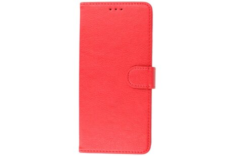 BAOHU Zakelijke Book Case Telefoonhoesje - Portemonnee Hoesje - Geschikt voor de Samsung Galaxy A06 - Rood