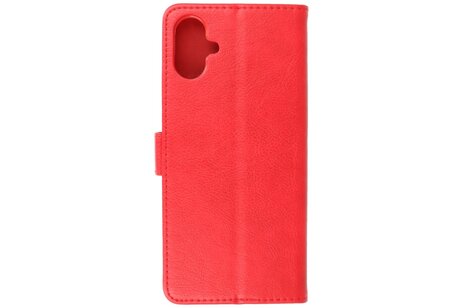 BAOHU Zakelijke Book Case Telefoonhoesje - Portemonnee Hoesje - Geschikt voor de Samsung Galaxy A06 - Rood