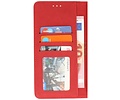 BAOHU Zakelijke Book Case Telefoonhoesje - Portemonnee Hoesje - Geschikt voor de Samsung Galaxy A06 - Rood
