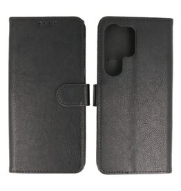 BAOHU Samsung Galaxy S24 Ultra Hoesje Book Case Telefoonhoesje Zwart