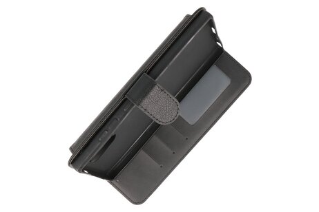 BAOHU Zakelijke Book Case Telefoonhoesje - Portemonnee Hoesje - Geschikt voor de Samsung Galaxy S24 Ultra - Zwart