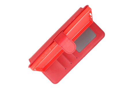 BAOHU Zakelijke Book Case Telefoonhoesje - Portemonnee Hoesje - Geschikt voor de Samsung Galaxy S24 Ultra - Rood