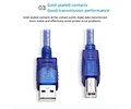 USB 2.0 printerkabel AM-BM 1.8M - CU0093 - Blauw