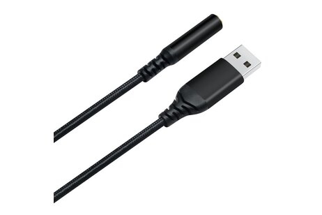 USB  naar 3.5 mm audio-adapterkabel - DCH-2934 - Zwart