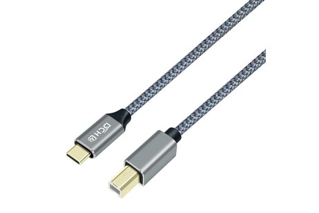 Type-C printerkabel 1,5 m - DCH-2939-1.5M - Grijs