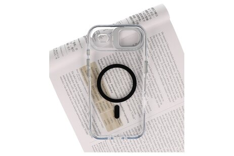 J2 Ingebouw Magsafe met Staande Functie - Geelbestendig Transparant Materiaal Hoesje voor de iPhone 17 Air