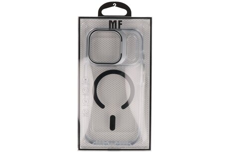 J2 Ingebouw Magsafe met Staande Functie - Geelbestendig Transparant Materiaal Hoesje voor de iPhone 17 Pro