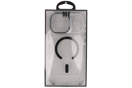 J2 Ingebouw Magsafe met Staande Functie - Geelbestendig Transparant Materiaal Hoesje voor de iPhone 17 Pro Max