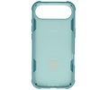 Leger Serie - Magsafe met Staande Functie Hoesje voor de iPhone 17 Air Turquoise