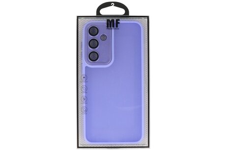 Mat-Transparent met Camera Beschermer Case voor Samsung Galaxy A07 Paars