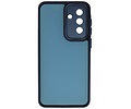 Mat-Transparent met Camera Beschermer Case voor Samsung Galaxy A17 Blauw