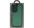 Mat-Transparent met Camera Beschermer Case voor Samsung Galaxy A17 Donker Groen