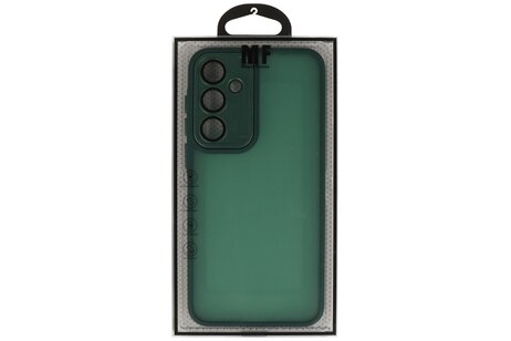 Mat-Transparent met Camera Beschermer Case voor Samsung Galaxy A55 Donker Groen