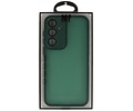 Mat-Transparent met Camera Beschermer Case voor Samsung Galaxy A36 - A56 Donker Groen