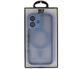 Mat-Transparent met Camera Beschermer Magsafe Case voor iPhone 16 Blauw
