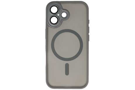 Mat-Transparent met Camera Beschermer Magsafe Case voor iPhone 17 Grijs