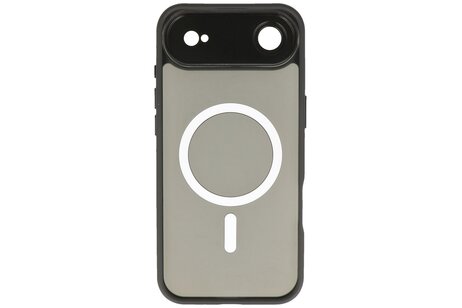 Mat-Transparent met Camera Beschermer Magsafe Case voor iPhone 17 Air Zwart