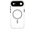 Mat-Transparent met Camera Beschermer Magsafe Case voor iPhone 17 Air Wit