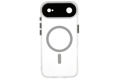 Mat-Transparent met Camera Beschermer Magsafe Case voor iPhone 17 Air Wit