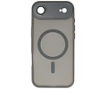 Mat-Transparent met Camera Beschermer Magsafe Case voor iPhone 17 Air Grijs