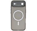 Mat-Transparent met Camera Beschermer Magsafe Case voor iPhone 17 Air Grijs