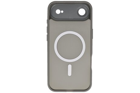 Mat-Transparent met Camera Beschermer Magsafe Case voor iPhone 17 Air Grijs