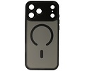 Mat-Transparent met Camera Beschermer Magsafe Case voor iPhone 17 Pro Zwart