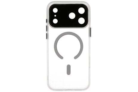 Mat-Transparent met Camera Beschermer Magsafe Case voor iPhone 17 Pro Wit