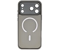 Mat-Transparent met Camera Beschermer Magsafe Case voor iPhone 17 Pro Grijs