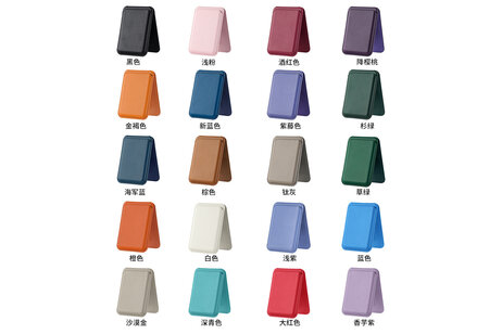 Type A MagSafe Kaart Houder Donker Blauw