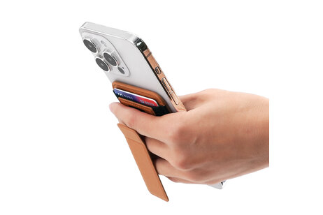 Elastiekje MagSafe Kaart Houder Wit