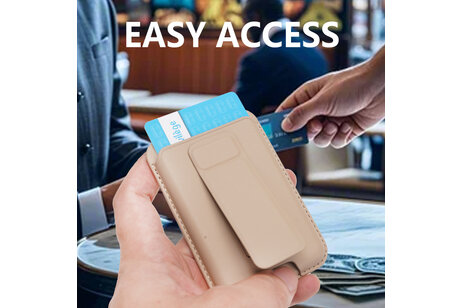 Officieel MagSafe Kaart Houder Beige