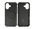 Leger Serie - Magsafe met Staande Functie Hoesje voor de iPhone 17 Zwart