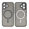Mat-Transparent met Camera Beschermer Magsafe Case voor iPhone 17 Grijs