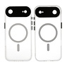 Mat-Transparent met Camera Beschermer Magsafe Case voor iPhone 17 Air Wit