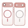 Mat-Transparent met Camera Beschermer Magsafe Case voor iPhone 17 Air Roze