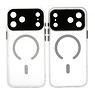 Mat-Transparent met Camera Beschermer Magsafe Case voor iPhone 17 Pro Wit