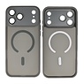 Mat-Transparent met Camera Beschermer Magsafe Case voor iPhone 17 Pro Grijs